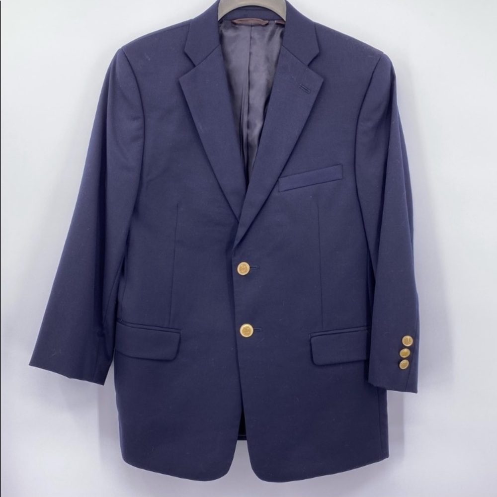 Michael Kors Navy Blue Boy's Blazer Suit Jacket Size 16R